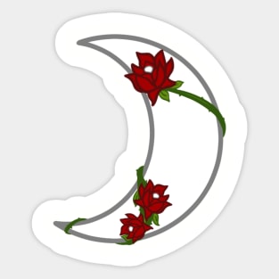 Moon Flower Sticker